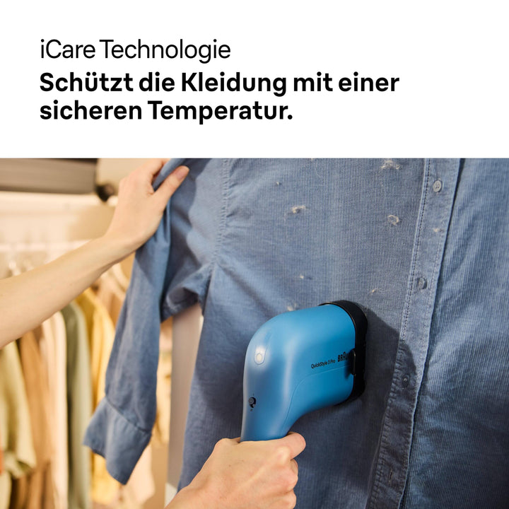Dampfglätter kompakt 1100W 120ml Tank mit hitzebeständiger Tasche - Bild 6