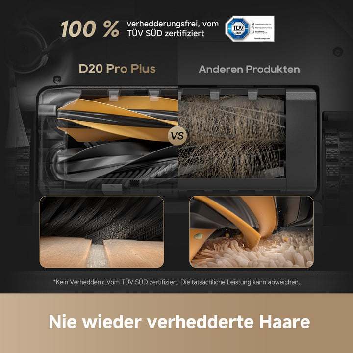 Saugroboter 2-in-1 mit Wischfunktion 13.000 Pa DuoBrush Selbstentleerung - Bild 4