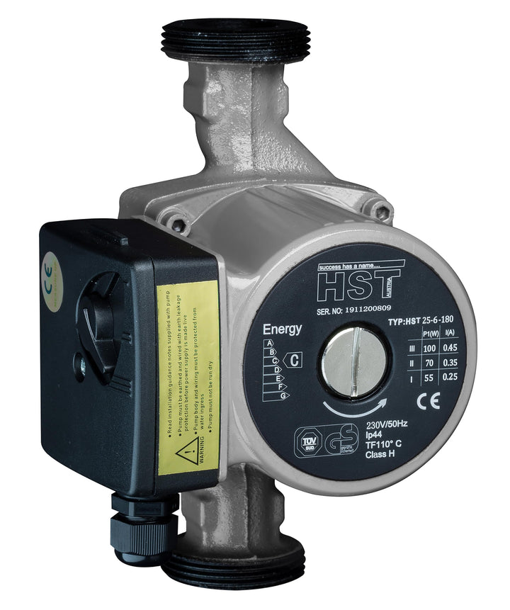 Heizungspumpe Gusseisen 25-60/180 mm 6 m Förderh. 3-stufig