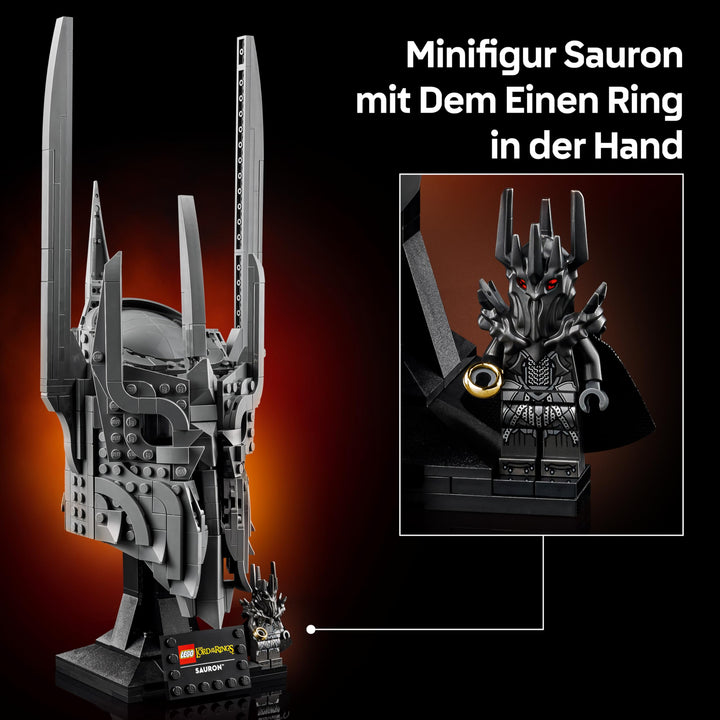 Saurons Helm Bauset Herr der Ringe 538 Teile mit Minifigur - Bild 6