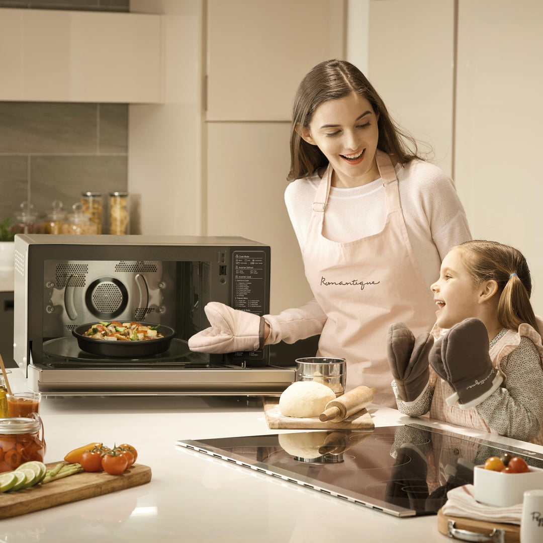 Mikrowelle 4-in-1 mit Umluft und Grill 39 l Edelstahl - Bild 10