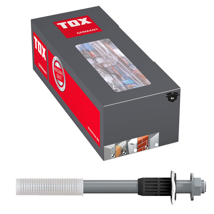 Schwerlast-Abstandsbefestigung M16x400 für Dämmung 8er-Pack