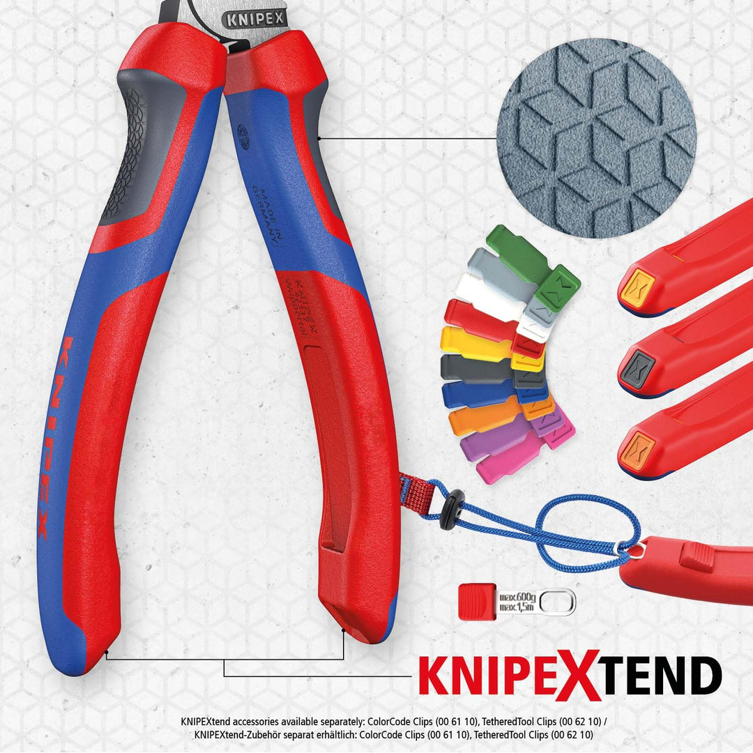 Abisolier-Seitenschneider 160 mm mit Kraftgelenk für NYM-Kabel - Bild 5
