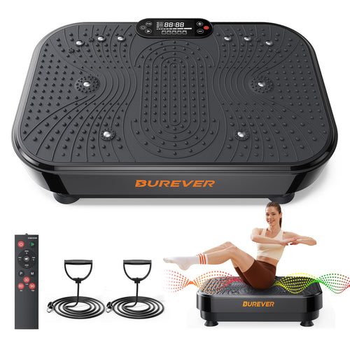 Vibrationsplatte 150W mit 99 Intensitätsstufen und Fernbedienung