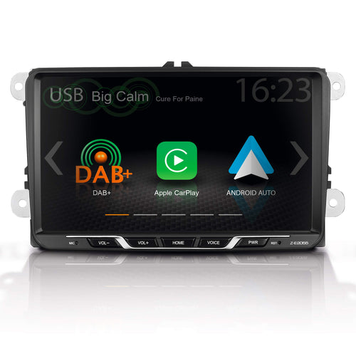 Autoradio 9 Zoll Touchscreen mit DAB+ CarPlay Android Auto VW Seat Skoda