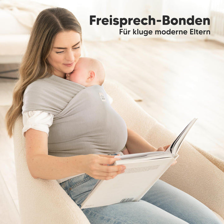 Babytrage-Tuch ab Geburt Elastisch Atmungsaktiv IHDI-zertifiziert - Bild 8