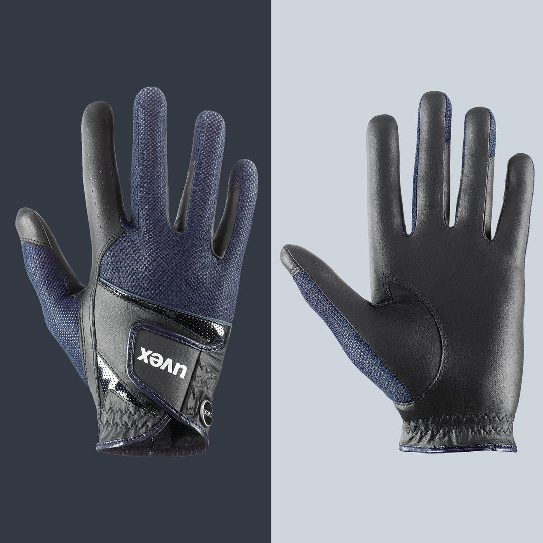 Reithandschuhe Kurzschnitt PU-Mesh touchscreenfähig Grösse 6 - Bild 4