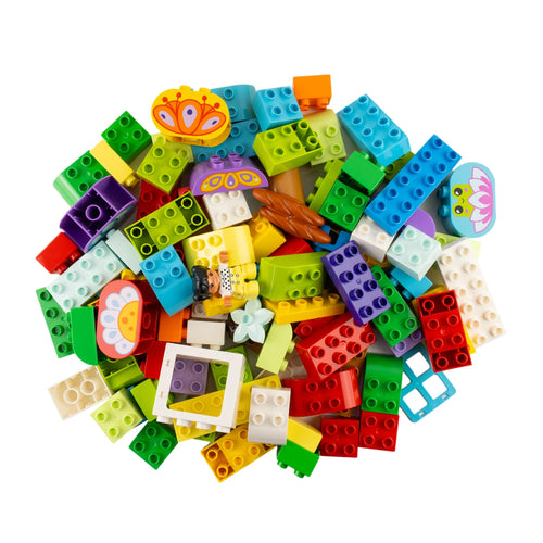 DUPLO Bausteine bunt gemischt 100 Stück für Kleinkinder