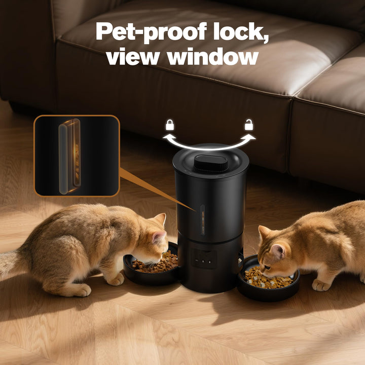 Futterautomat Katze 5L Doppelnapf mit App-Steuerung WiFi - Bild 8