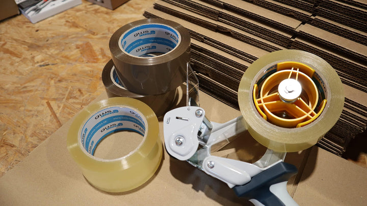Paketklebeband 36 Rollen Braun 50mm x 66m geräuscharm Acrylat - Bild 4