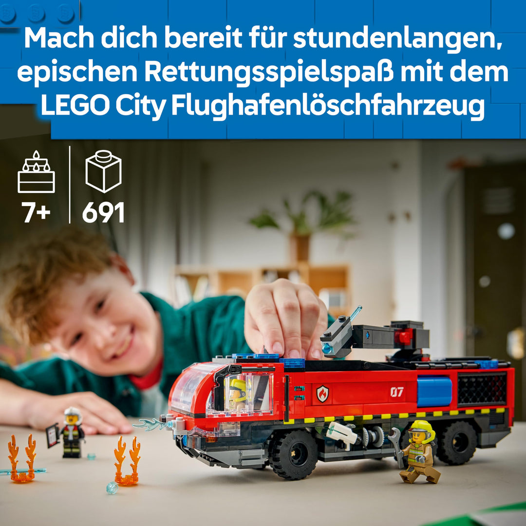 Flughafenlöschfahrzeug Bauset 691 Teile mit 4 Minifiguren ab 7 Jahre - Bild 2