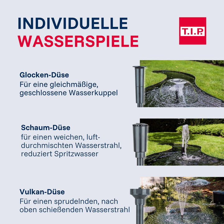 Teichpumpe 4-in-1 für Filter, Bachlauf &amp; Fontäne bis 3500 l/h - Bild 6