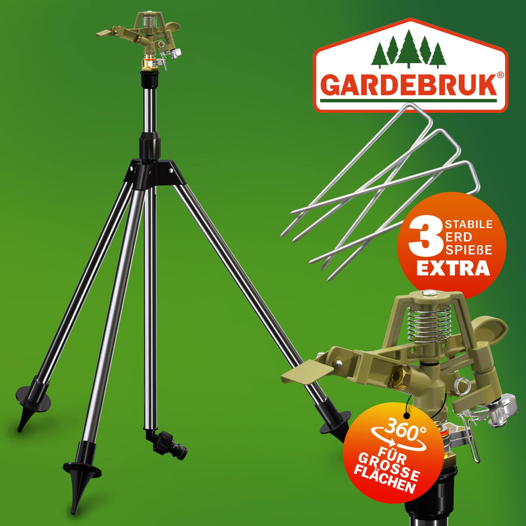 Rasensprinkler mit Teleskopstativ 50–97 cm bis 450 m² Fläche - Bild 9