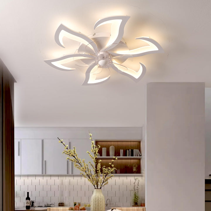 Deckenventilator mit Licht 7 Blätter 6 Stufen dimmbar 70cm - Bild 4