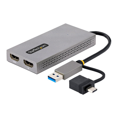 USB 3.0 auf Dual HDMI Adapter 4K 30Hz + 1080p für Laptop Mac