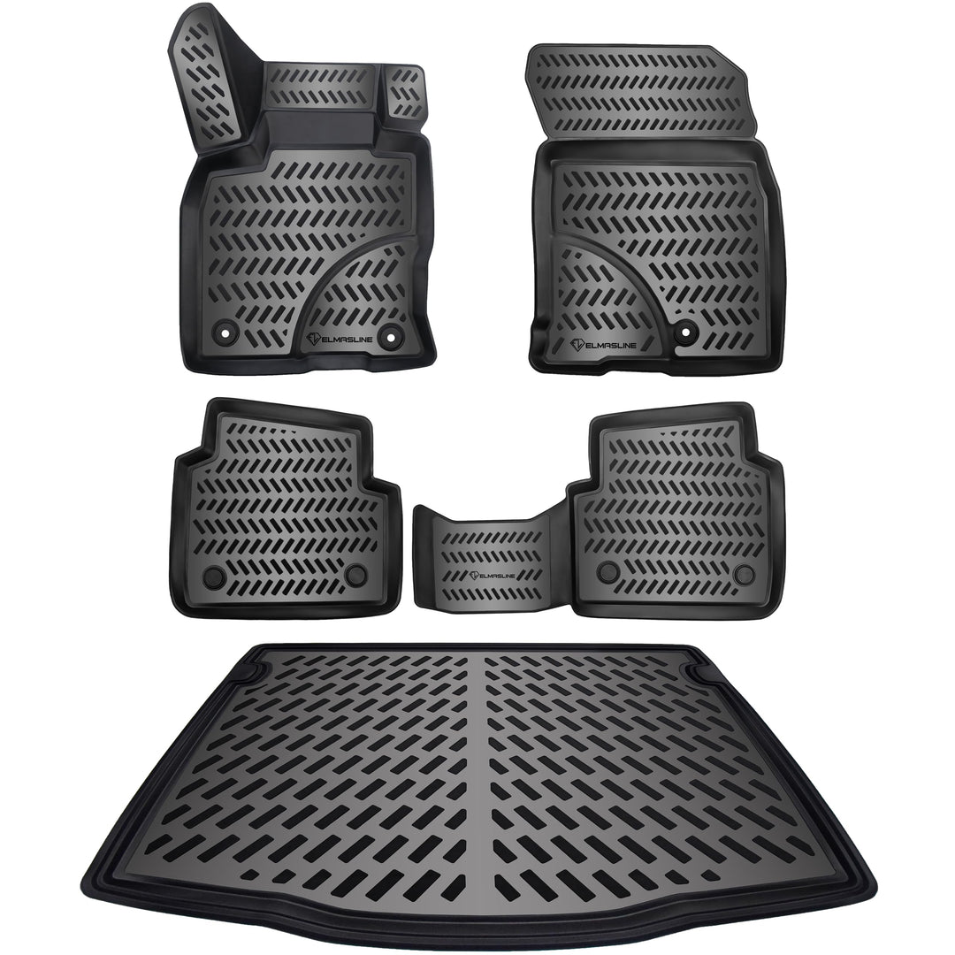 Gummimatten + Kofferraumwanne Set Ford Kuga III 2019-2026 TPE