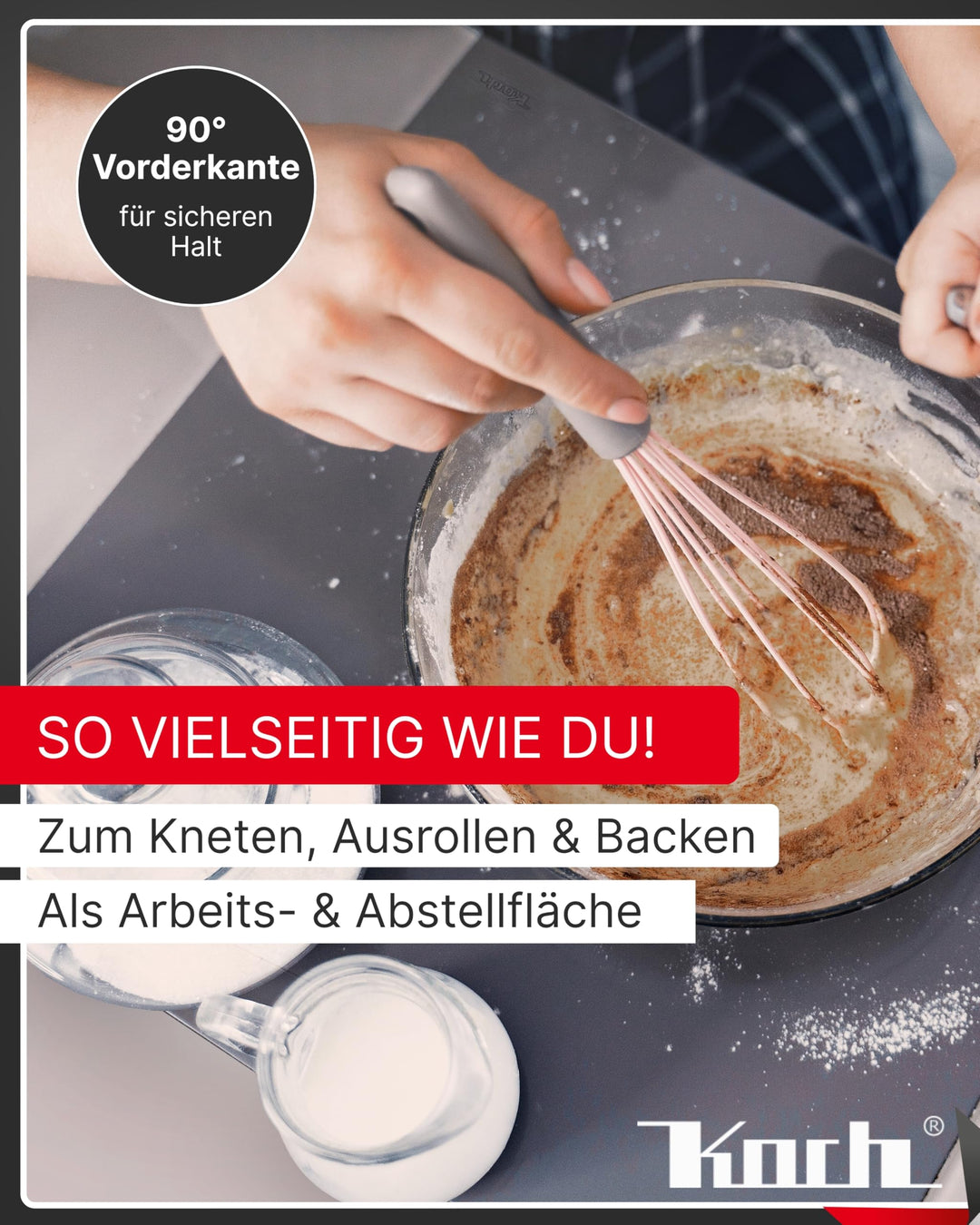 Arbeitsplatte Edelstahl 70x54 cm mit Anschlagkante Schneidebrett - Bild 5