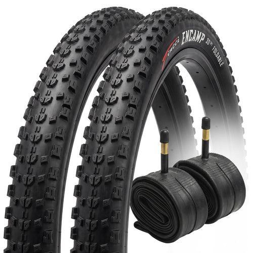 Fahrradreifen 26 Zoll Set 57-559 Faltbar mit Schlauch 2x MTB