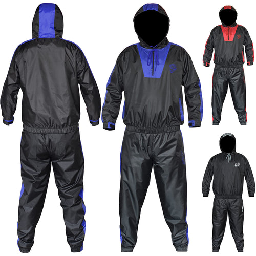 Schwitzanzug Unisex PVC-Nylon 2-teilig für Fitness und Laufen