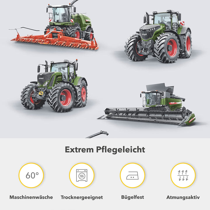Biber Bettwäsche Kinder Traktor 135x200 cm 100% Baumwolle - Bild 5
