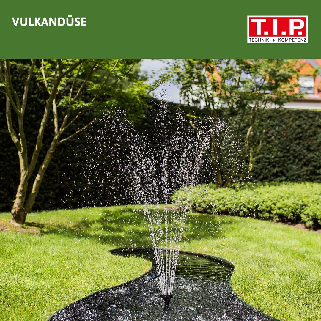 Teichpumpe 2000 l/h mit Teleskoprohr und 3 Aufsätzen für Wasserspiele - Bild 2