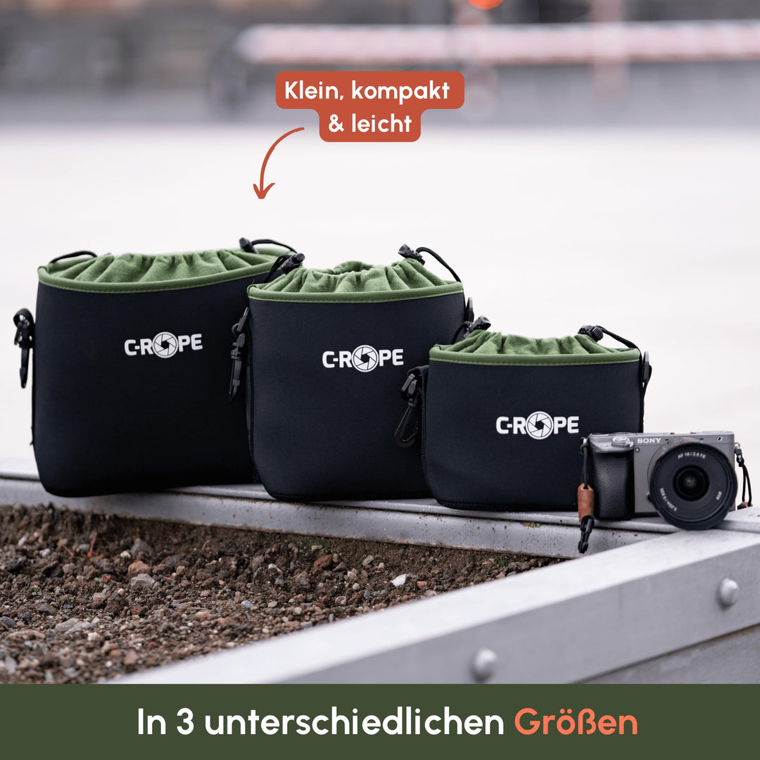 Kamerabeutel Neopren 3er-Set S/M/L mit Fleece-Fütterung - Bild 7