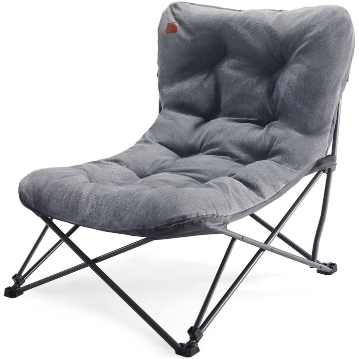 Campingstuhl XXL faltbar gepolstert 180 kg für Camping und Garten