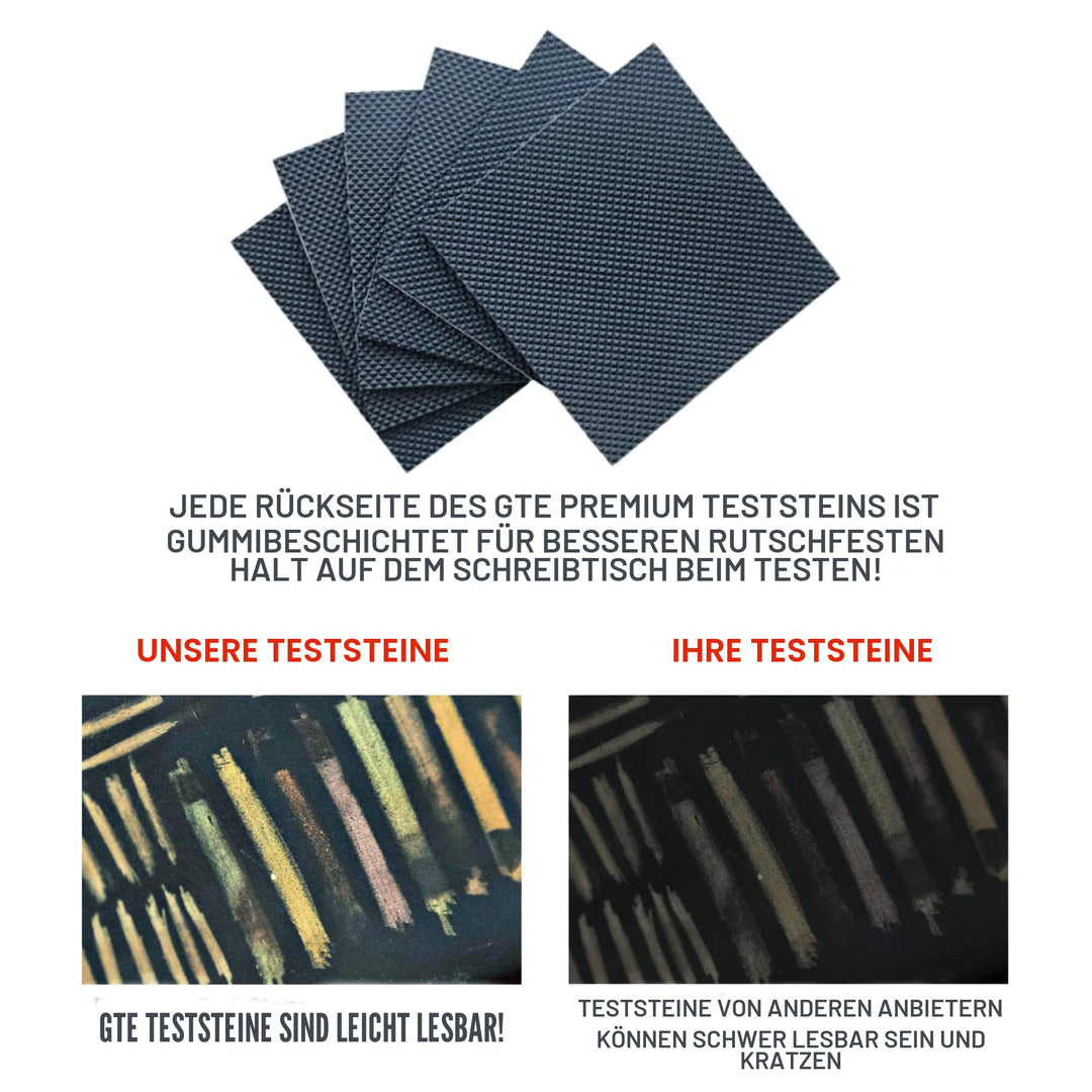 Edelmetall-Testset Säure 11-teilig für Gold Silber Platin 10K–24K - Bild 4