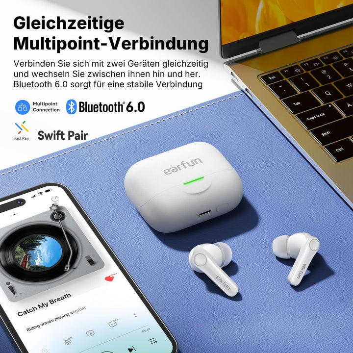 In-Ear Kopfhörer Bluetooth 6.0 Hybrid-ANC Hi-Res 54h Akku - Bild 8