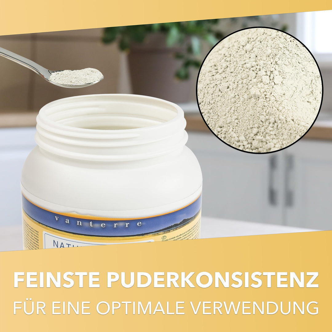 Zeolith Klinoptilolith ultrafein 6µm 1400g in HDPE-Dose - Bild 4