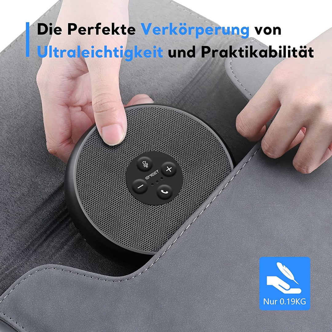 Konferenz-Lautsprecher USB mit Mikrofon für 1–4 Personen - Bild 6