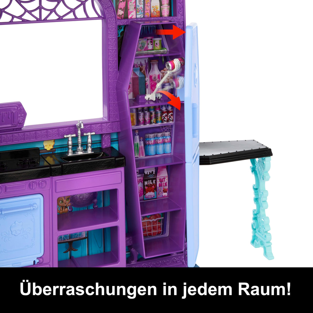 Puppenhaus Monster High Boo-tique Hotel 5 Spielbereiche klappbar - Bild 4