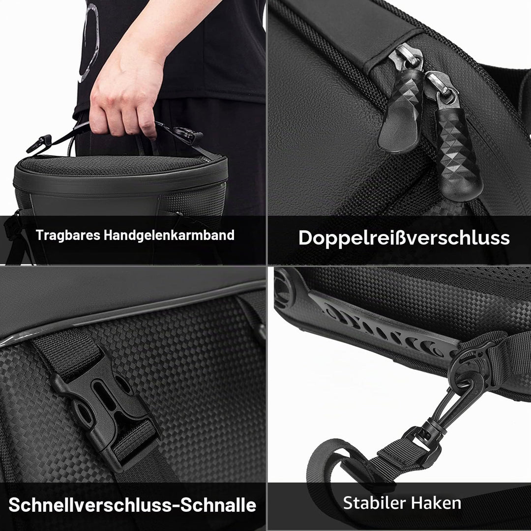 Motorrad Hecktasche wasserdicht 10L Polyester mit Schultergurt - Bild 3