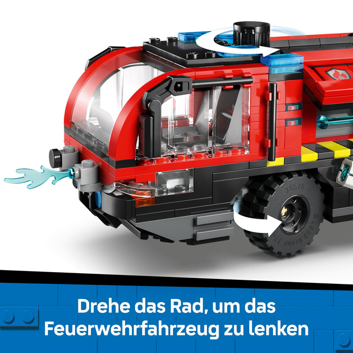 Flughafenlöschfahrzeug Bauset 691 Teile mit 4 Minifiguren ab 7 Jahre - Bild 4