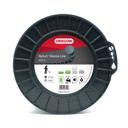 Trimmerfaden rund 2,7 mm x 140 m Nylon mit Aluminium für Rasentrimmer