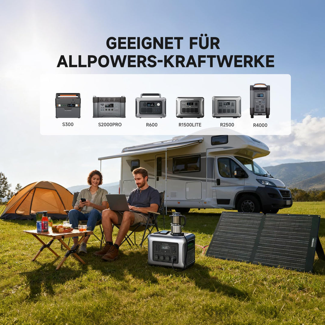 Faltbares Solarpanel 100W IP68 wasserdicht fuer Camping - Bild 6