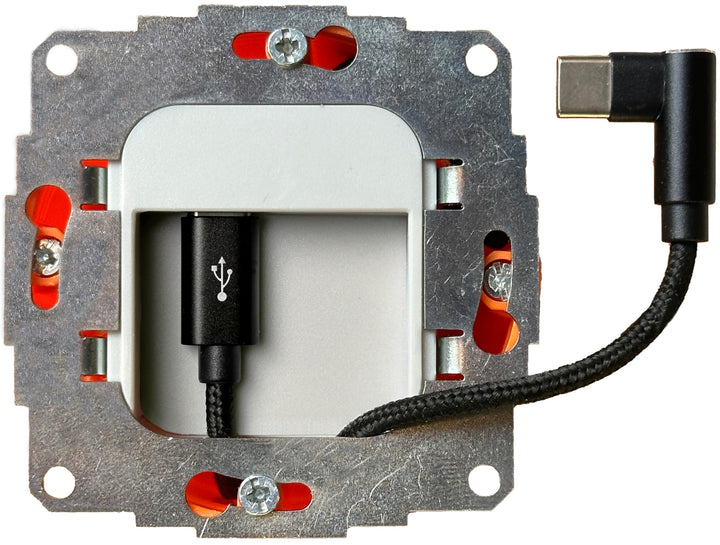 USB-C Unterputz Netzteil 20W Power Delivery fuer Tablets