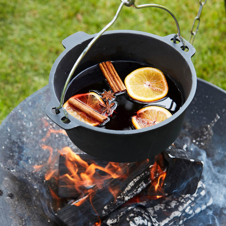 Dutch Oven Gusseisen 3 Liter mit Dreibein fuer Feuerschale und Grill - Bild 2