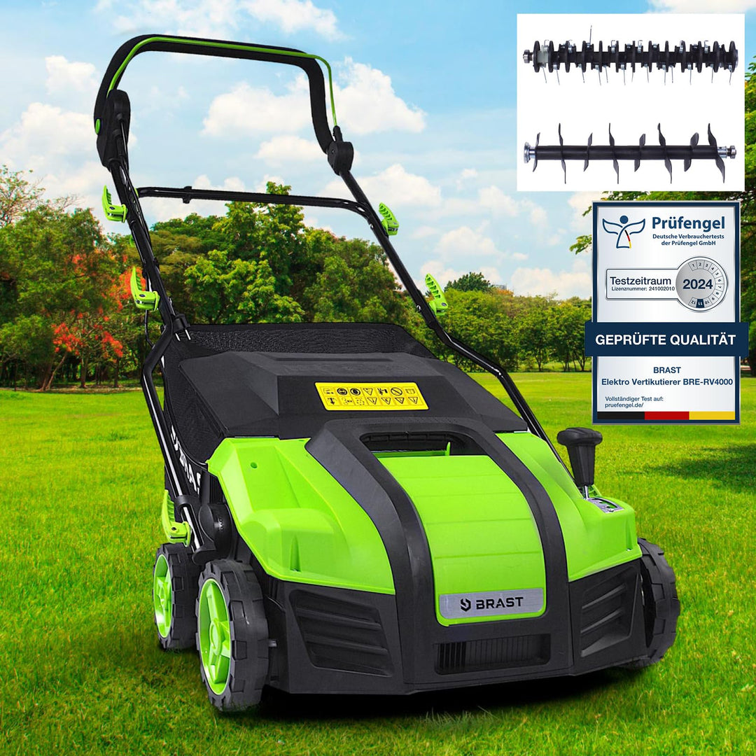 Elektro-Vertikutierer 2-in-1 mit Rasenlüfter 2000 W 40 cm Arbeitsbreite - Bild 7