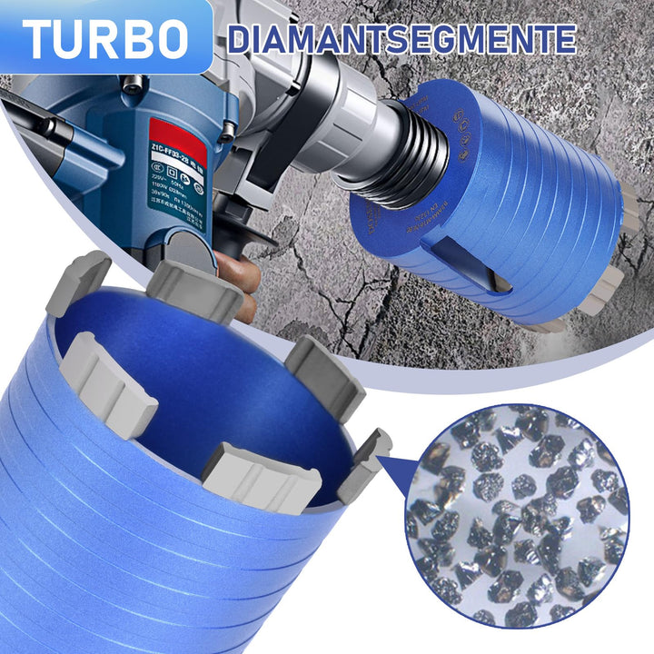 Diamant-Bohrkrone 68 mm SDS Plus M16 für Mauerwerk und Beton - Bild 5