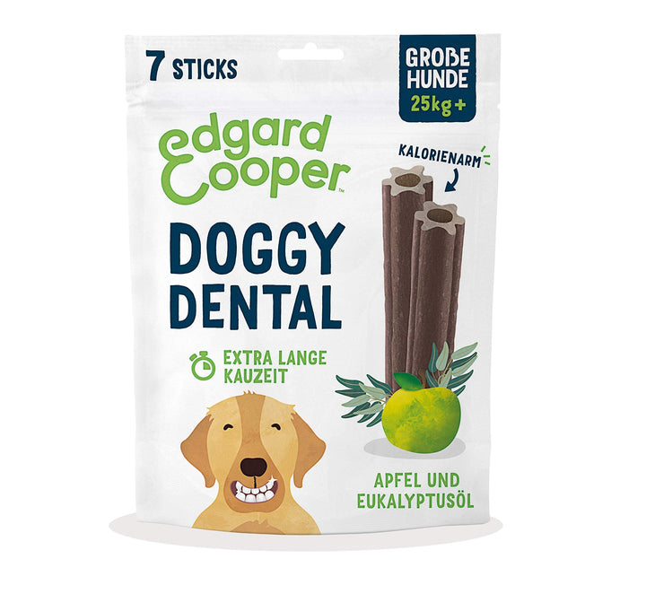 Dental Sticks Hund gross Eukalyptus &amp; Apfel 8x7 Kausticks - Bild 2
