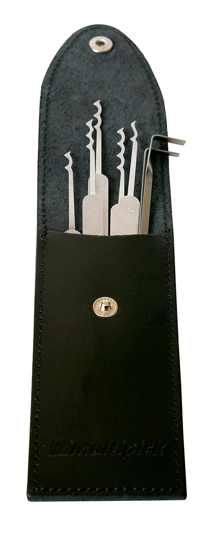 Lockpicking Set Bogota 7-teilig Federstahl im Leder-Etui - Bild 6