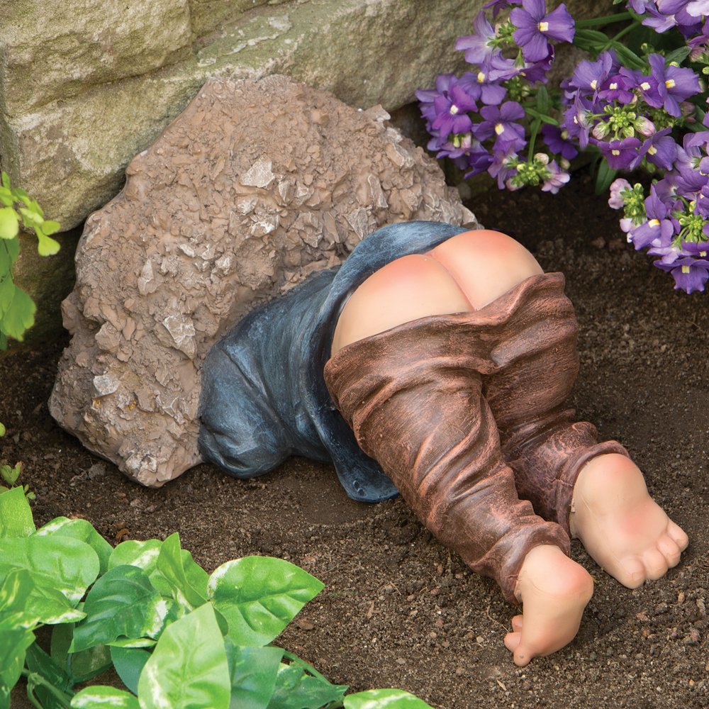 Gartenfigur Maulwurf grabend Polyresin handbemalt 25 cm - Bild 2