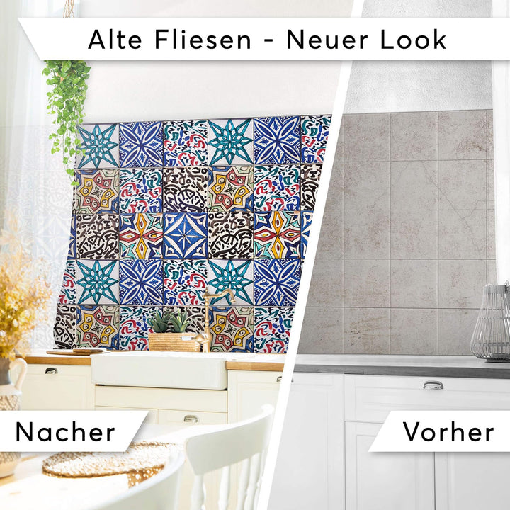 Fliesenfolie Spanisches Mosaik 20x20 cm selbstklebend 18er-Set - Bild 3