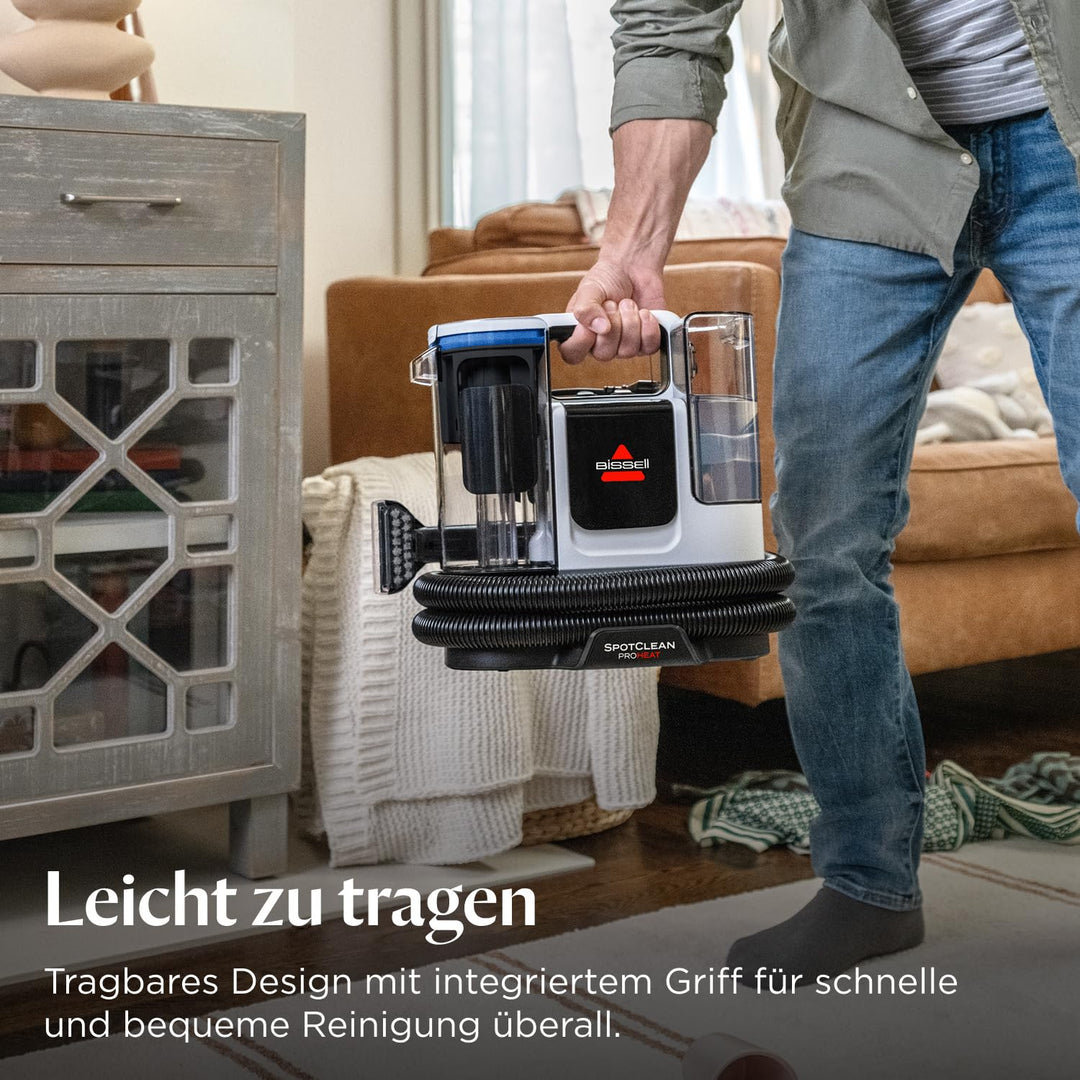 Teppich-Fleckenreiniger mit Hitzefunktion 1125W 16000 Pa Saugkraft - Bild 6