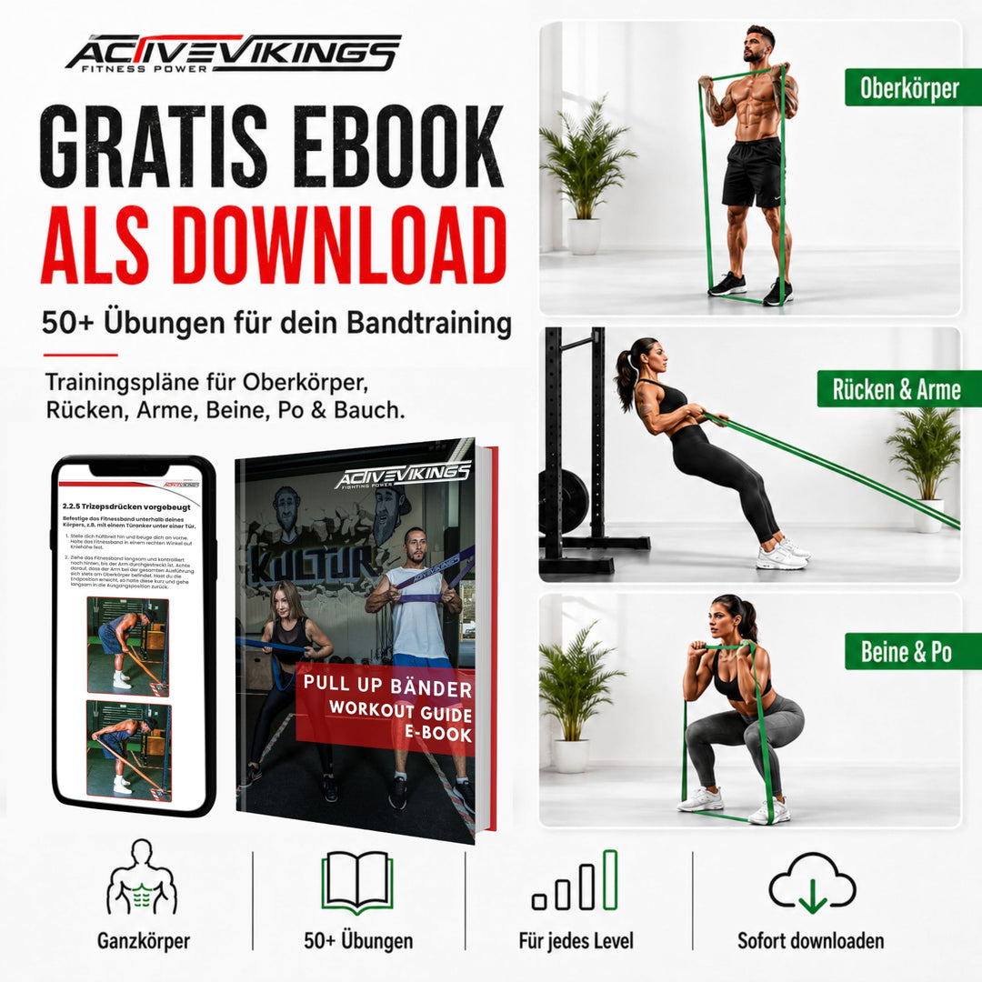 Widerstandsband X-Heavy 29-80 kg Naturlatex für Klimmzüge &amp; Krafttraining - Bild 6
