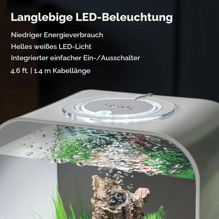 Aquarium-Komplett-Set Acryl 15 L mit LED und Filtersystem - Bild 5