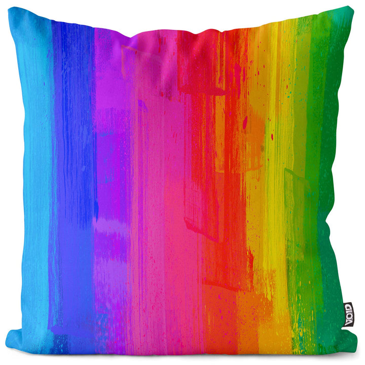 Kissenbezug Regenbogen 50x50 cm Outdoor Oxford wasserabweisend