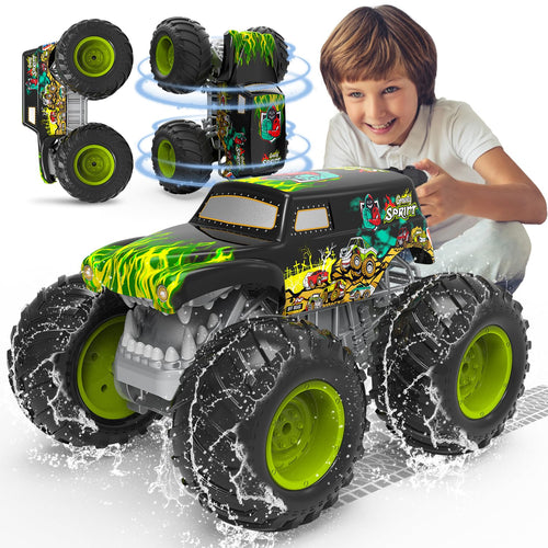 Monstertruck ferngesteuert 1:16 Amphibienfahrzeug mit LED ab 6 Jahre