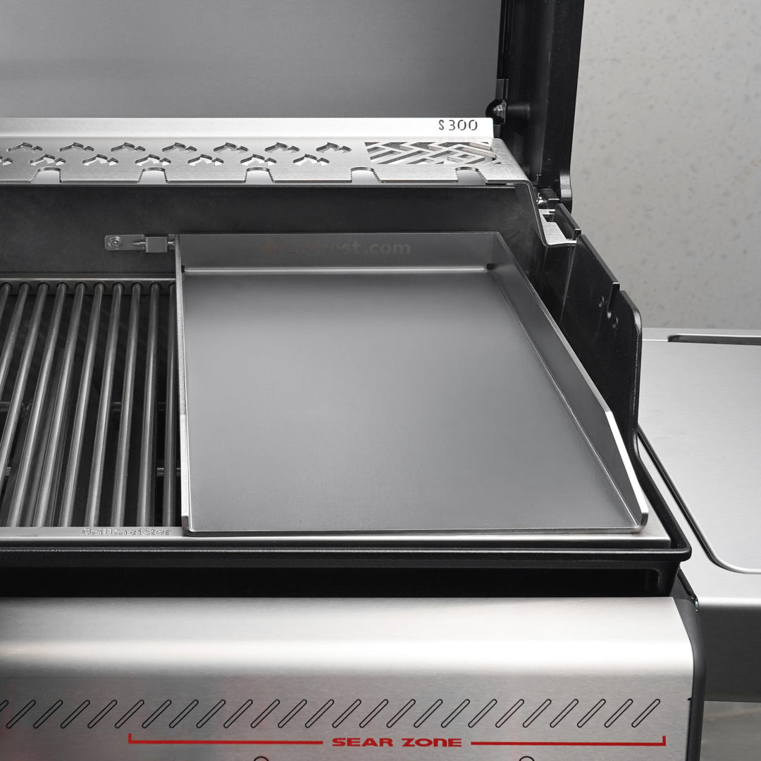 Plancha Grillplatte Edelstahl 4mm 44,3x26cm für Weber Spirit - Bild 3